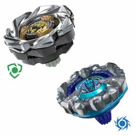 Hasbro HASG1685ES0 Beyblade X Dual Pack Top Cowl Sphinx 1-80GF y Crest Leon 7-60GN, para 8 años en adelante