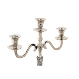 Candelabro Tradicional DKD Home Decor Plateado 10 x 35 x 26 cm