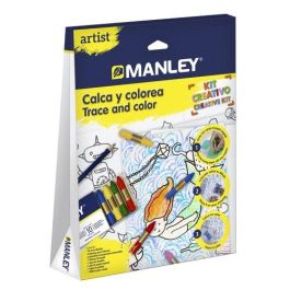 Manley Artist Calca Y Colorea (10 Ceras Manley + 4 Laminas + 2 Plantillas + 1 Lamina Ilustrada + 1 Guia Doodles + 2 Papel Vegetal + 1 Lapiz + 1 Guia Uso) 6 unidades Precio: 61.49999966. SKU: B16HCCSJTD