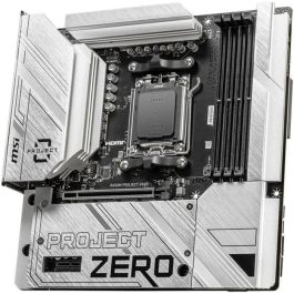 MSI B650M PROJECT ZERO Placa Base AMD AM5, DDR5, 256GB, Wi-Fi 6E, BT 5.3, Micro ATX