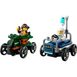 Lego Juego de Construcción City Great Vehicles Coches de Carreras: Avión vs Cama de Hospital, Edad +5 años