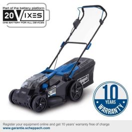 Cortacésped a batería - SCHEPPACH BC-MP430-X - 20V IXES - ancho de corte 43 cm - Mulching - sin batería ni cargador Cortacésped a batería - SCHEPPACH BC-MP430-X - 20V IXES - ancho de corte 43 cm - Mulching - sin batería ni cargador