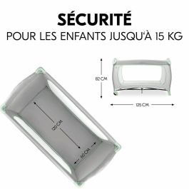 Hauck HAU1731647250787 Cuna de viaje Sleep N Play Go Plus 60x120 cm desde el nacimiento, Plegable con Ruedas - Dusty Mint