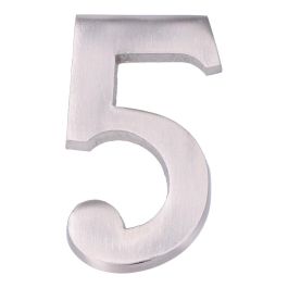 Edm Número 5 Níquel Mate 10cm Fijación Invisible