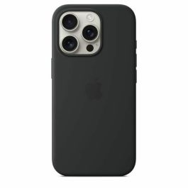 Apple iPhone 16 Pro Funda de silicona con MagSafe Negro