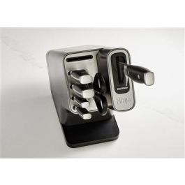 Ninja K32006EU Set de 6 Piezas Taco con Afilador Integrado, 5 Cuchillos, Tijeras Ninja Foodi de Acero Inoxidable Alemán Forjado