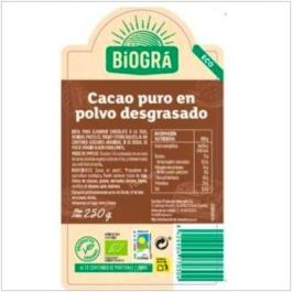 BIOGRA Cacao Puro en Polvo Bio 250Gr Precio: 13.761. SKU: B1HWBWZYKR