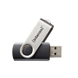 Intenso 3503490 Memoria USB 2.0 Basic 64GB Negro y Plata