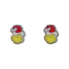 PEERS HARDY Set Colgante y Pendientes El Grinch Navidad, Joyería Temática Festiva