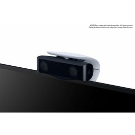 PlayStation Oficial Cámara HD 1080p Doble Lente con Soporte Integrado para Streaming y Grabación en PS5 Blanca