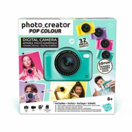 Canal Toys - Creador de Fotos - Cámara Digital Pop Color Verde - Con Tarjeta SD de 32GB incluida Canal Toys - Creador de Fotos - Cámara Digital Pop Color Verde - Con Tarjeta SD de 32GB incluida