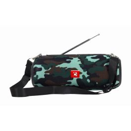 Gembird SPK-BT-17-CM Altavoz Bluetooth Portátil Camuflaje con Radio FM y Antena Integrada