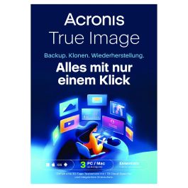 Acronis True Image Essentials Licencia 1 Año 3 Dispositivos ESD-DownloadESD Software Antivirus Antimalware Ciberprotección Seguridad Digital 2022 Precio: 90.88999942. SKU: B1GFBQGRJP