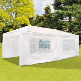 Cenador Aktive 300 x 260 x 600 cm Metal Poliéster Blanco