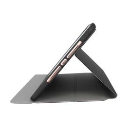 Elbe Funda FU-003 para iPad 10.2" 2020 Gris Espacial TPU y PU con Compartimento Apple Pencil