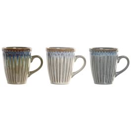 DKD Home Decor Mug Moderno de Gres Esmaltado 350ml, Verde Azul Gris, Apto Microondas y Lavavajillas (12 Unidades) Precio: 32.49999984. SKU: B1GHP9TEBY