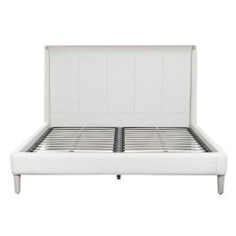 Cama Home ESPRIT Gris claro 196 x 223 x 135 cm Cama Home ESPRIT Gris claro 196 x 223 x 135 cm