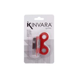 Kinvara Abrelatas Mariposa 6.7x6.7x2.5 cm Acero Rojo Negro (Set de 48)