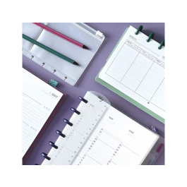 Carchivo Planificador Semanal My Week Turquesa 105x210 mm, 52 Semanas Sin Fecha y Checklist