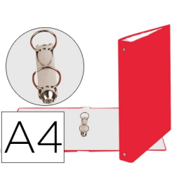 Exacompta Carpeta de 2 anillas 30mm DIN A4 en cartón forrado rojo Precio: 2.98999954. SKU: B1DG4JVMME