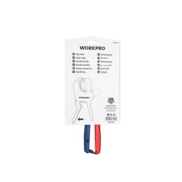 Workpro Tijera Cortatubos de Liberación Rápida con Trinquete, Capacidad 60.5 mm