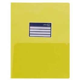 Dosier Con Doble Bolsa Office Box Pp A4 Con Tarjetero Amarillo 10 unidades Precio: 9.5000004. SKU: BIX27653