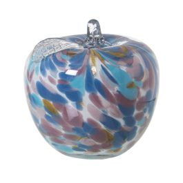 Figura Decorativa Alexandra House Living Azul Cristal Manzana 13 x 13 cm Precio: 20.50000029. SKU: B1HVSKAH63