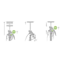 Piher 34089 Dispositivo ARM+ de Construcción en Aluminio para Usar con una Sola Mano, Capacidad 100kg