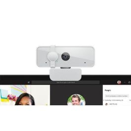 Lenovo 300 Webcam Full HD 1080P 2 Megapíxeles. Cámara CMOS con Micrófonos Estéreo Duales para Videoconferencias Nítidas