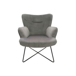 Butaca DKD Home Decor Gris Metal 67 x 81 x 87 cm Precio: 230.59000008. SKU: B1753KXWE3