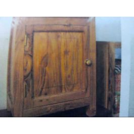 DKD Home Decor Telefonera Colonial Madera Maciza Acacia Natural 30 x 86 x 30 cm