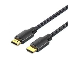 Vention ALLBF Cable HDMI 2.0 4K a 60Hz Macho-Macho, 1m Negro, trenzado algodón, para PS5/4, Switch, TV y Monitores