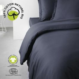 Today TOD3574643512581 Juego de Cama 220x240 cm 100% Algodón Orgánico Azul Marino Certificado GOTS y Oeko-Tex