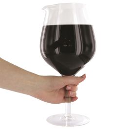 Jarra para servir vino en forma de copa