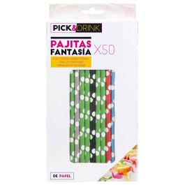 Juego De 50 Pajitas Fantasia Papel Pick and Drink Precio: 2.50000036. SKU: B164PDKJHW