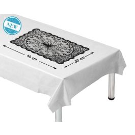 Mantel Centro de Mesa de Encaje Diseño Araña para Halloween 48x30 cm Precio: 0.90000042. SKU: B1768RC6HP