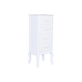 Cajonera DKD Home Decor Blanco Madera Madera MDF Romántico 40 x 36 x 100 cm 40 x 34 x 100 cm