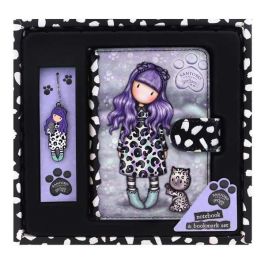 Set de Papelería Gorjuss Smitten kitten Morado Negro Blanco Precio: 13.50000025. SKU: S4307484