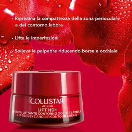 Collistar LIFT HD+ Contorno Ojos y Labios Crema Lifting Reafirmante Párpados Anti-Ojeras y Bolsas Vegano 15 ml