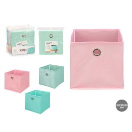 Caja Plegable Organizadora Kipit 20x20x20 cm - Rosa, Turquesa, Verde (24 Unidades) Precio: 28.9500002. SKU: B1JS5MRKWH