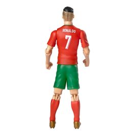 Banbo Toys 83781 Figura Coleccionable Cristiano Ronaldo Portugal 20 cm Réplica Detallada PVC para Fans