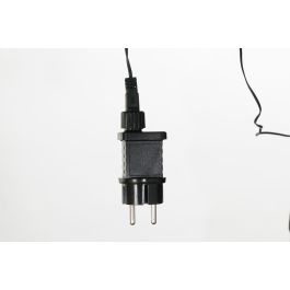 DKD Home Decor Luces de Navidad Modernas LED Azules con 100 Bombillas, Cable 300 cm, Apta para Exterior IP44