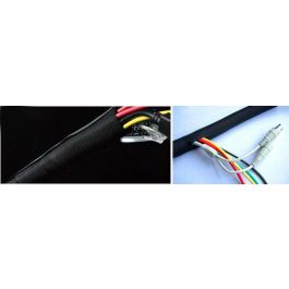 Vivolink Cablesock Flexible Negro Ø38mm Rollo 25m Cortable, Trenzado Ajustado para Gestión de Cables Vivolink Cablesock Flexible Negro Ø38mm Rollo 25m Cortable, Trenzado Ajustado para Gestión de Cables