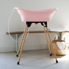 THERMOBABY TUB KIT VASCO Rosa empolvado: bañera + pies + manguera de desagüe THERMOBABY TUB KIT VASCO Rosa empolvado: bañera + pies + manguera de desagüe