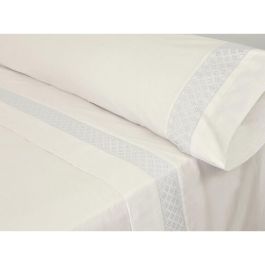 Juego de Sábanas Tejidos Reina ELISA Blanco Cama de 160