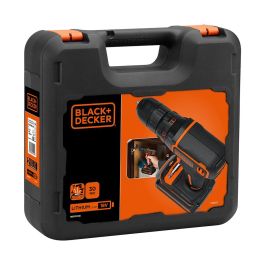 Black+Decker Taladro Atornillador 18V BDCDC18K-QW con Maletín, Batería de Litio y Cargador