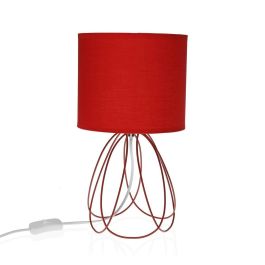 Lámpara de Mesa Mila Roja Versa 20x36 cm - Metal (2 Unidades) Precio: 21.49999995. SKU: B16T63RJAY