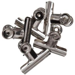 MAUL 2177096 Klemmer MAULstandard, de Metal, Plata, 77 mm, Ancho de Abrazadera 2 cm, Paquete de 5