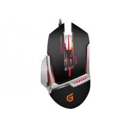 Conceptronic Ratón Gaming DJEBBEL02B Óptico 4000 DPI, 8 Botones Programables, Diseño Ergonómico