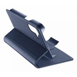 Cellularline Funda Libro para Samsung Galaxy A15 5G, Cierre Magnético, Soporte, Piel Sintética Azul